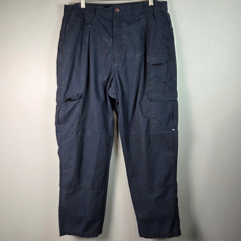 Propper Cargo Pants‎ Men 36x32 Blue Good Tactical Ripstop Workwear RN89706